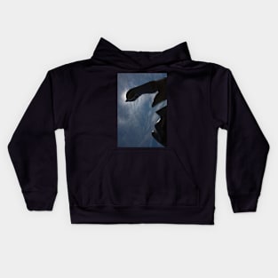 Reclining Figure Cut Kids Hoodie